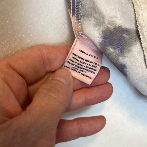 Juicy Couture Y2k Inspired pink Purple blue Floral Abstract Zip Jacket small - Picture 7 of 8